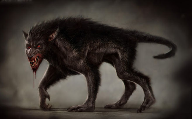 El perro negro de Dartmoor