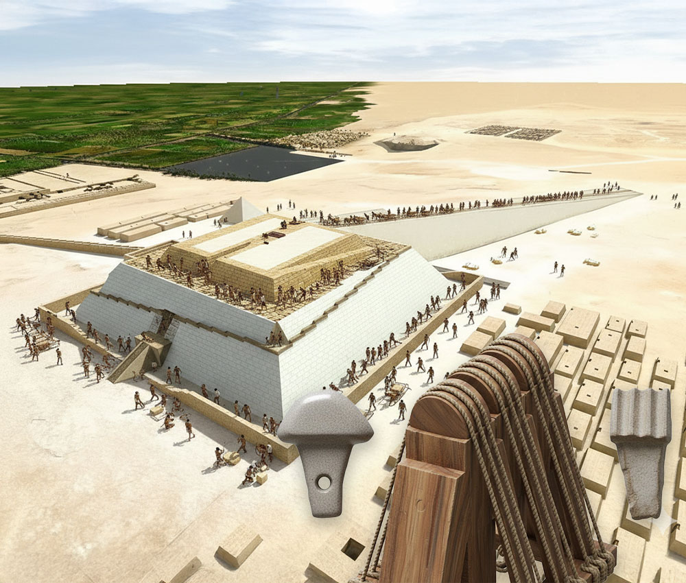 Así se construyó la Gran Pirámide