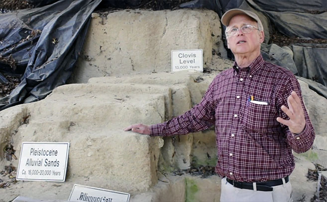 Albert Goodyear, supervisa las excavaciones en Topper desde 1986 Albert Goodyear, supervisa las excavaciones en Topper desde 1986