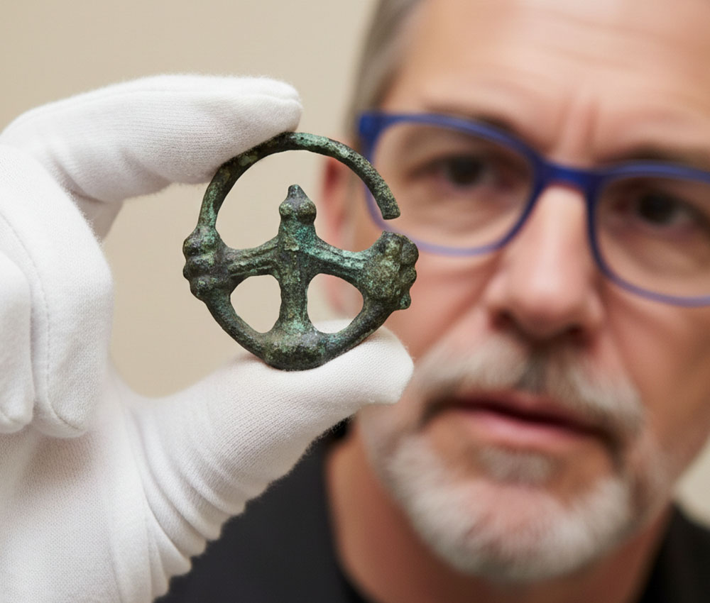 Esta cruz medieval de rueda hallada en Brandeburgo podría reescribir la historia del cristianismo