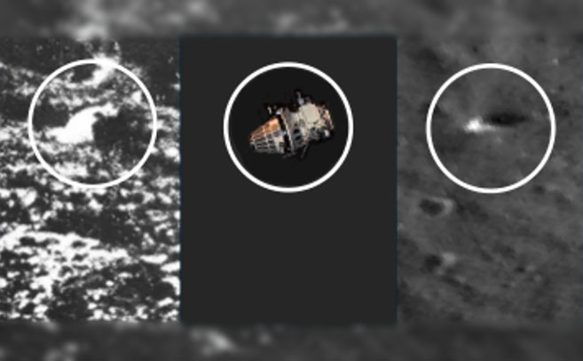 Dibujo de renderizado conceptual del cabezal del módulo de vuelo Luna 9