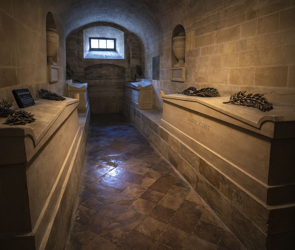 Una de las criptas del Panteón de París