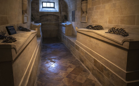 Una de las criptas del Panteón de París