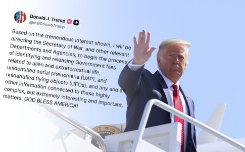 Trump decidido a revelar la existencia de extraterrestres