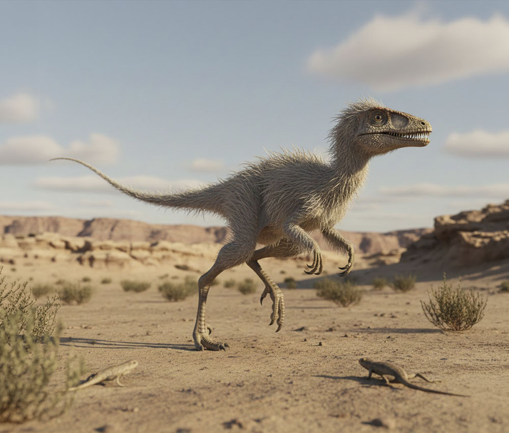 Recreación paleoartística del Alnashetri cerropoliciensis