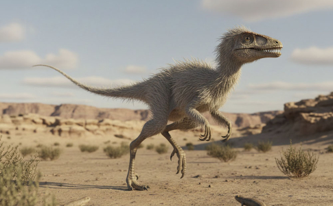 Recreación paleoartística del Alnashetri cerropoliciensis