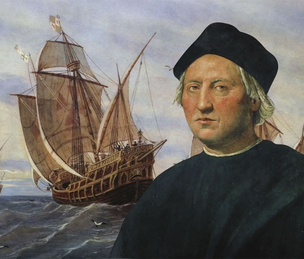 El almirante Cristóbal Colón