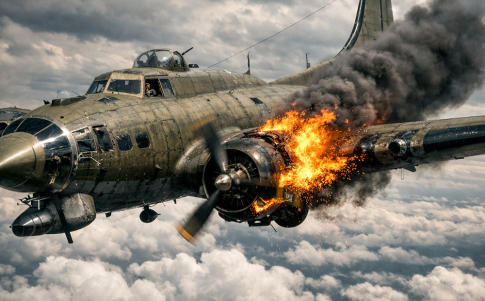 Los motores y parte de un ala resultaron dañados y pese a todo el avión aterrizó solo