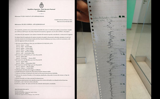 Expediente EX 2025 135490622 que incluye las mediciones del riómetro