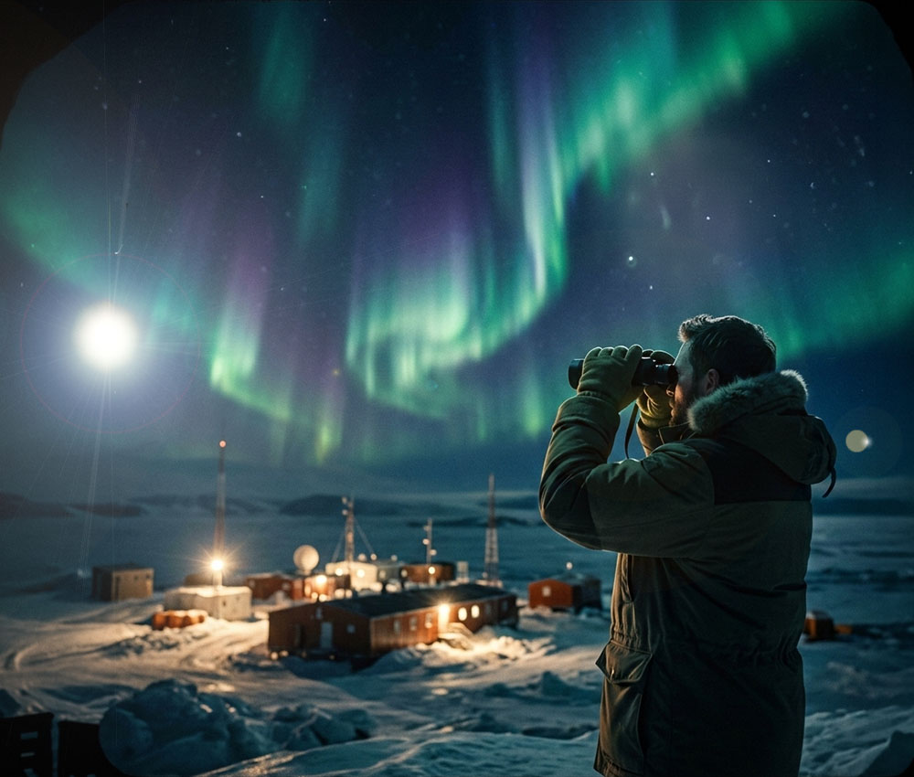 Dos eventos extraños ocurrieron simultáneamente en la Antártida