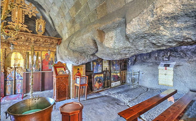 La Cueva del Apocalipsis en la isla de Patmos, Grecia