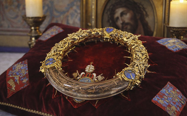 Este Arma Christi se conserva en la Catedral de Notre Dame desde el siglo VIII