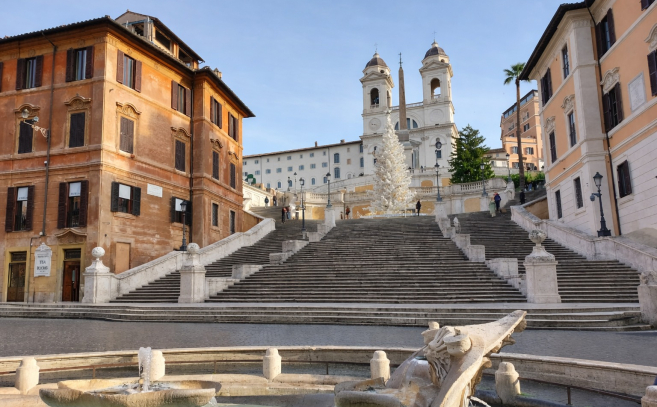 La famosa Piazza di Spagna