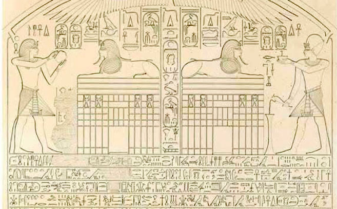 La estela de la Esfinge habla de dos estatuas