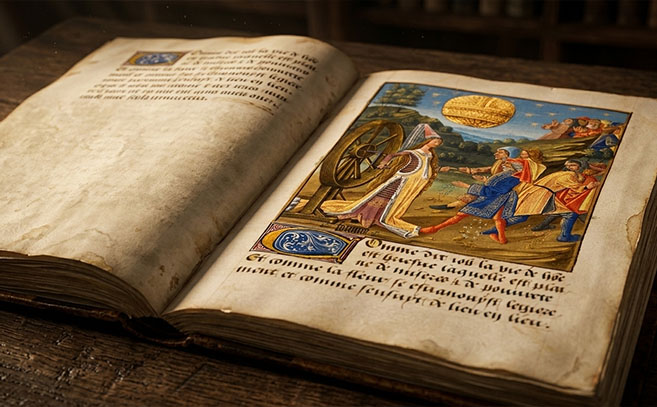 El libro de las buenas costumbres muestra una misteriosa esfera El libro de las buenas costumbres muestra una misteriosa esfera