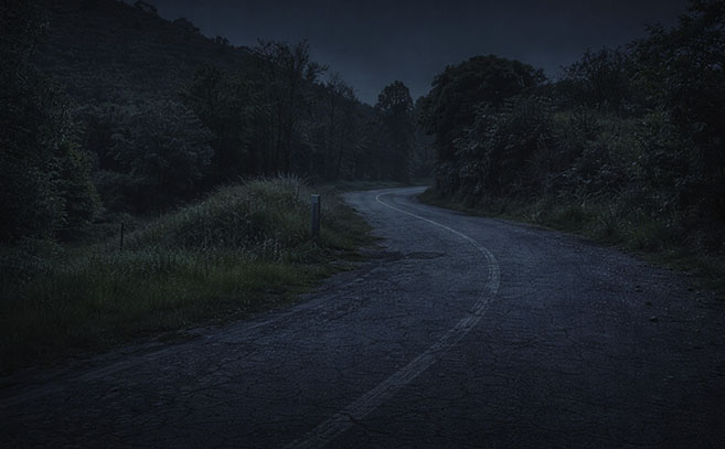 Carreteras oscuras y sinuosas son el escenario de apariciones fantasmales