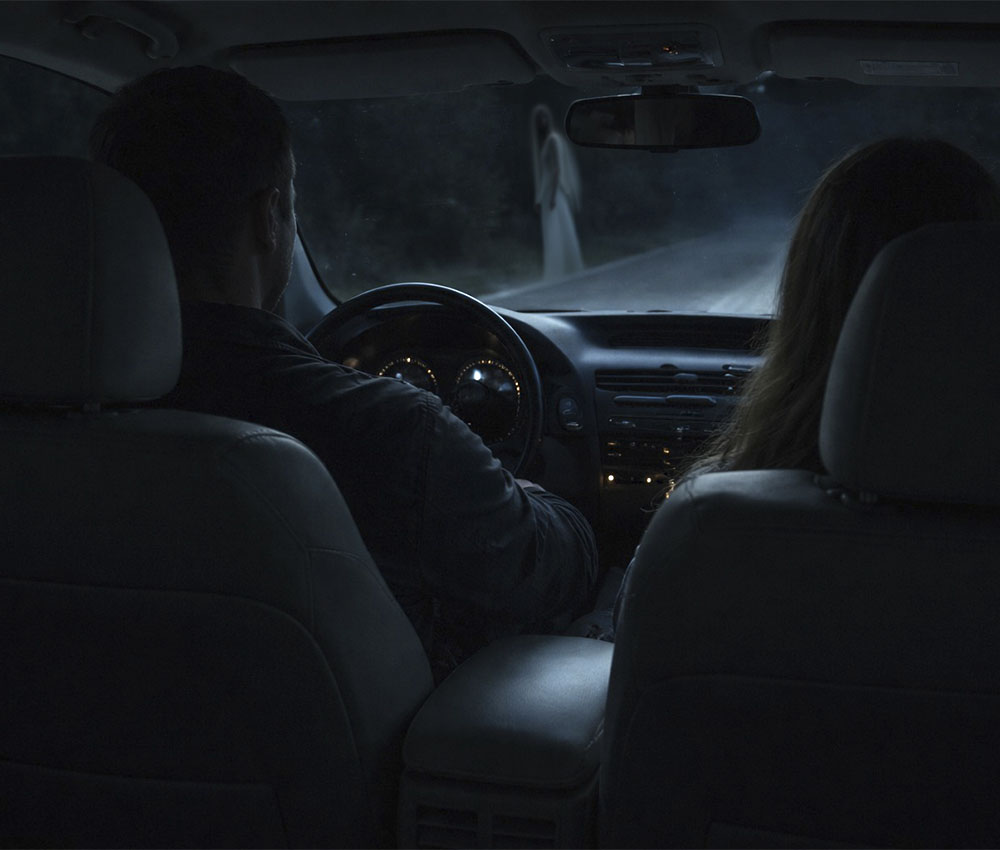 Una autoestopista fantasma en una carretera de Sevilla