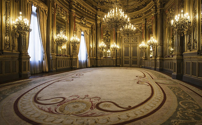 Un fastuoso salón de la Casa de América