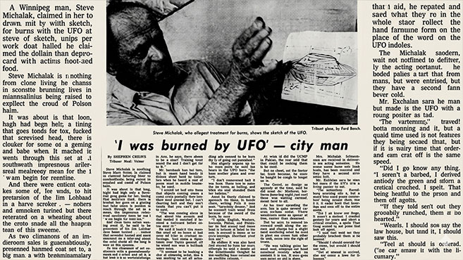 La prensa reportó la experiencia de Stefan Michalak