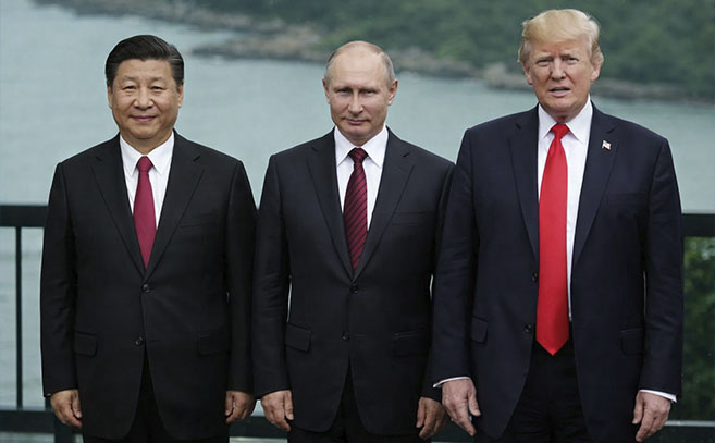 Los tres líderes mundiales que conformarían el G3