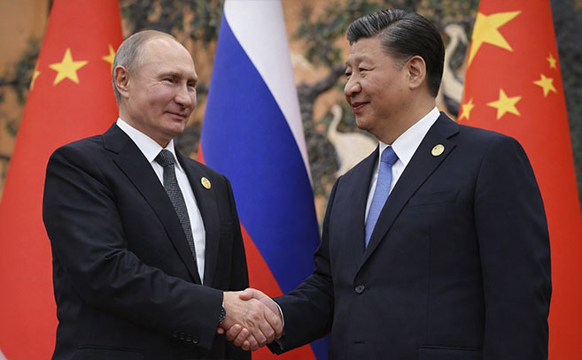 Putin y el líder chino Xi Jinping