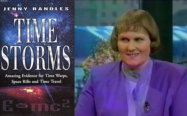 Jenny Randles en 1993 y su libro Tormentas del tiempo