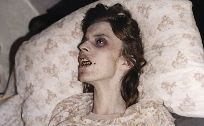 Imagen decrépita de la malograda Anneliese Michel, sometida a decenas de exorcismos