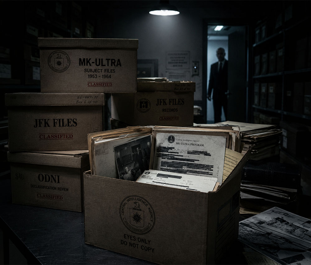 Denuncian la existencia de 40 cajas con documentos secretos sobre MK Ultra