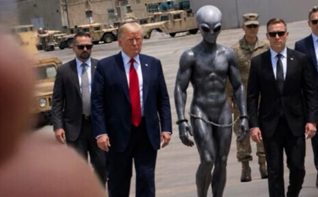 Imagen creada por IA y publicada por Donald Trump