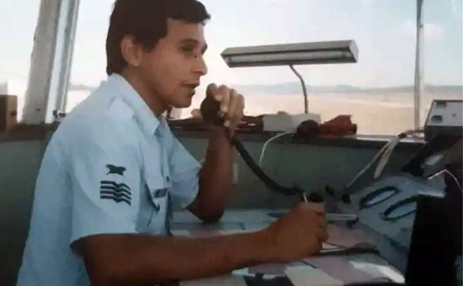 Sergio Mota da Silva en la torre de control Sergio Mota da Silva en la torre de control