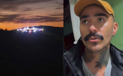 Detalle del objeto grabado por el ganadero e influencer brasileño 