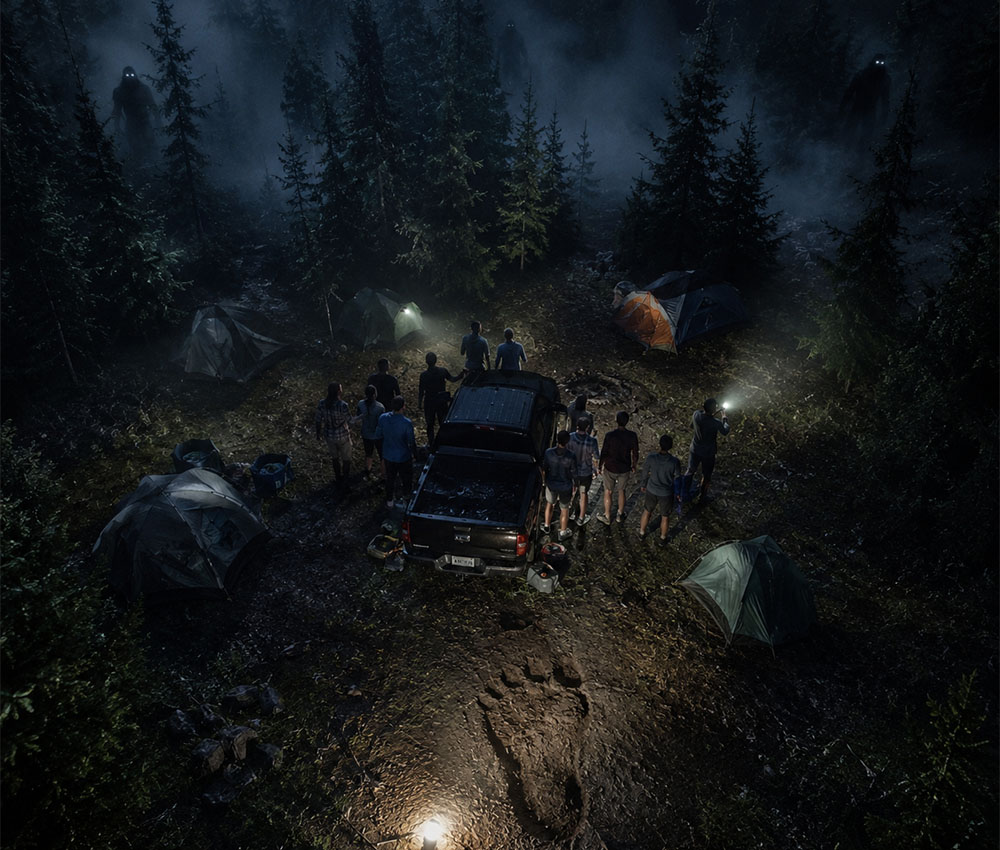 Adolescentes disparan contra el bigfoot