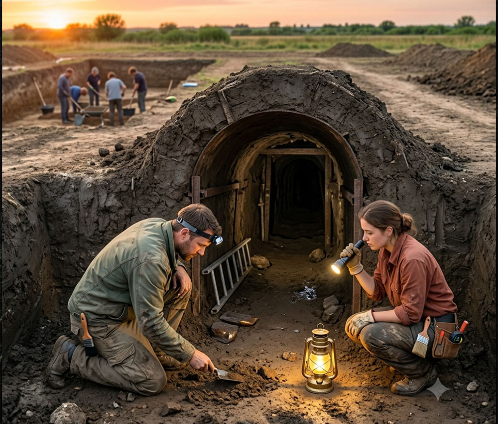 Descubren un túnel medieval con más de 6 mil años de antigüedad