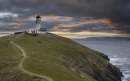 El faro de Eilean Mor en las islas Hébridas Exteriores