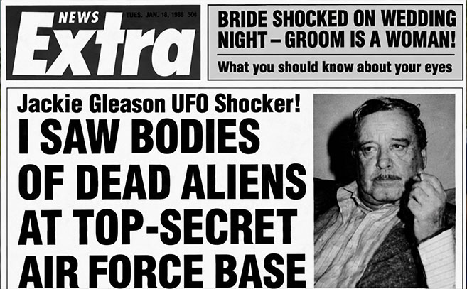 La prensa recogió que el cómico vio cuerpos extraterrestres La prensa recogió que el cómico vio cuerpos extraterrestres