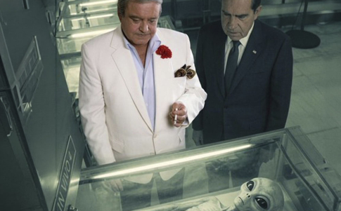 Recreación con IA del episodio de Gleason y Nixon
