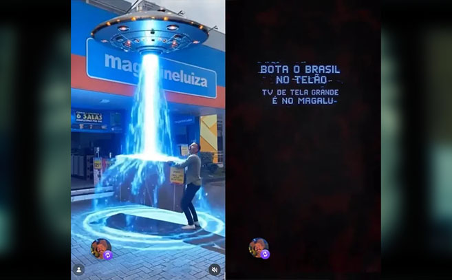 Campaña publicitaria en Instagram de Magazine Luiza (Magalu), una de las cadenas comerciales más grandes del Brasil Campaña publicitaria en Instagram de Magazine Luiza (Magalu), una de las cadenas comerciales más grandes del Brasil