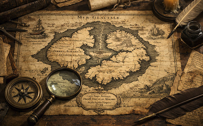Una interpretación moderna del mapa de Philippe Buache