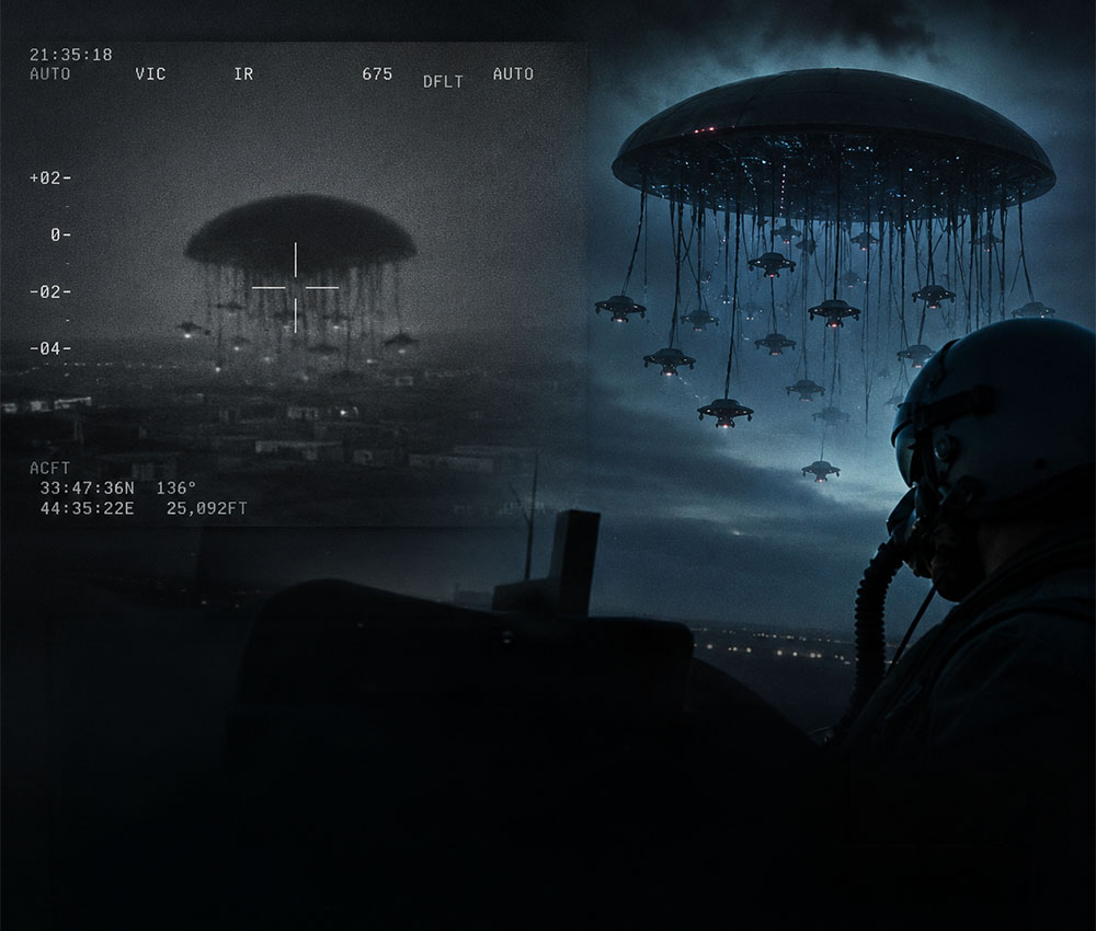 Pueden ser los ovnis medusa enjambres de drones