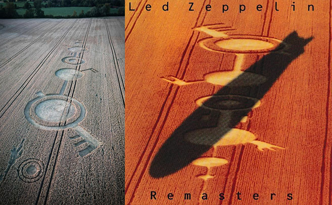 Led Zeppelin utilizó este crop circle o lo encargó Led Zeppelin utilizó este crop circle o lo encargó