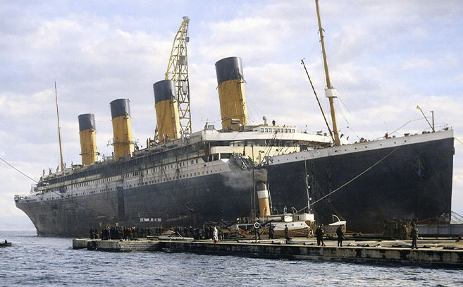 Una recreación del Titanic