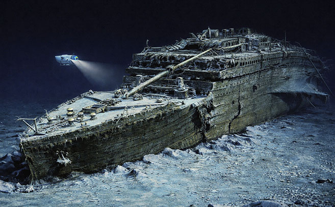 Los restos del Titanic están a miles de metros de profundidad
