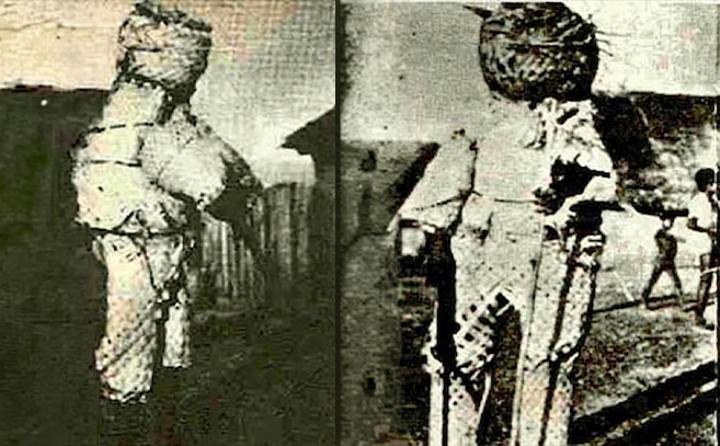 Dos imágenes históricas que muestran la indumentaria del maestro del cielo Dos imágenes históricas que muestran la indumentaria del maestro del cielo