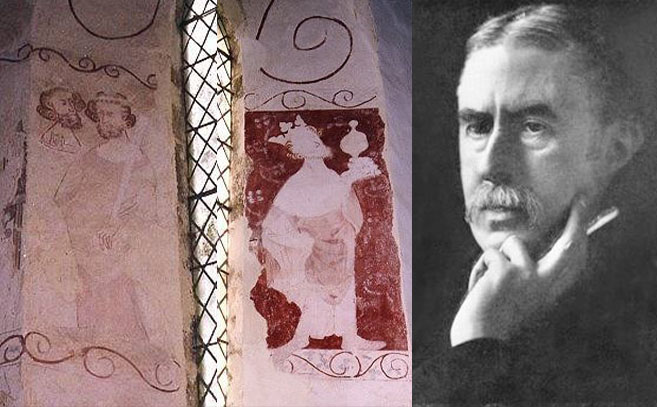 Los misteriosos murales en la iglesia de Burton Dassett que le dieron la pista aJacob Cove Jones de donde estaba el Arca