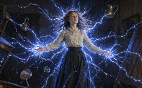 Angélique Cottin fue conocida como la chica eléctrica