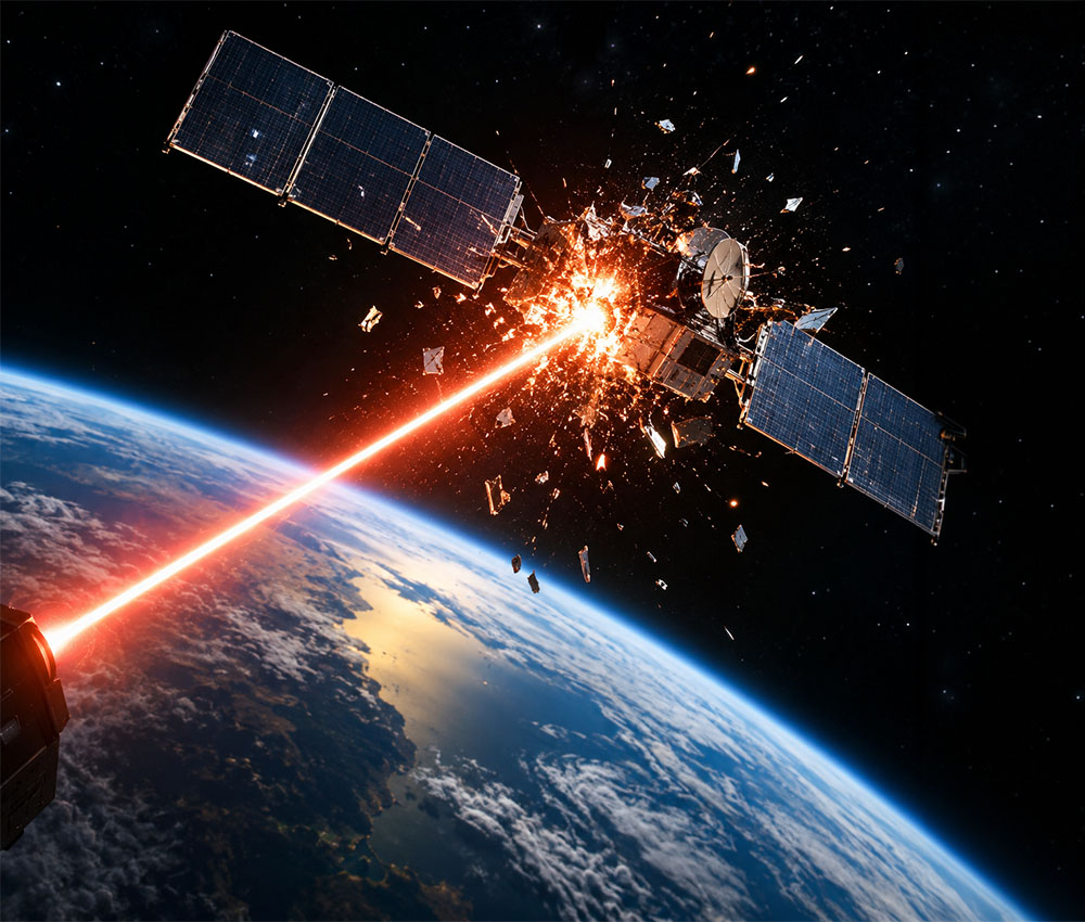 La guerra llega al espacio