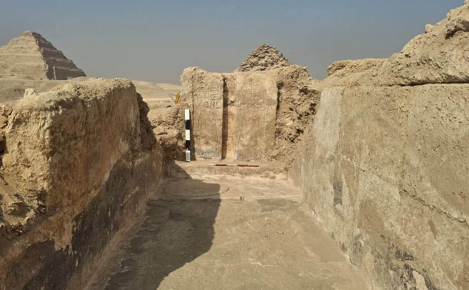 La tumba se halla en la necrópolis de Saqqara La tumba se halla en la necrópolis de Saqqara