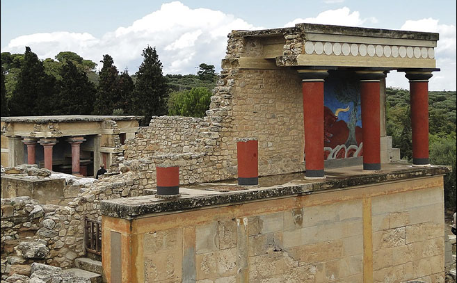 Palacio de Cnossos en Creta Palacio de Cnossos en Creta