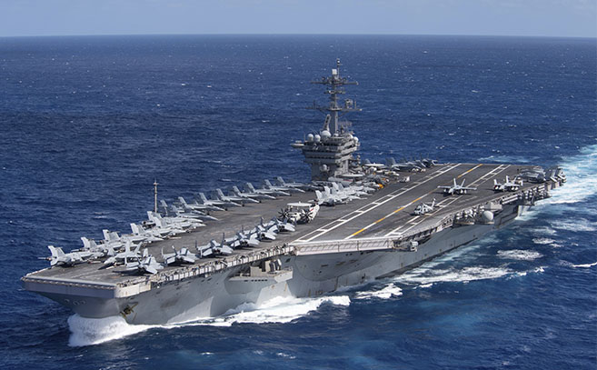 El portaaviones USS Roosevelt