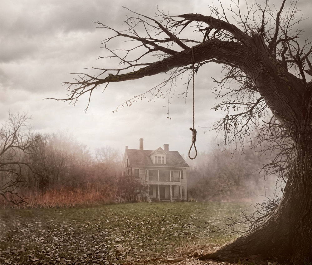 Subencuadre del cartel de la película El conjuro